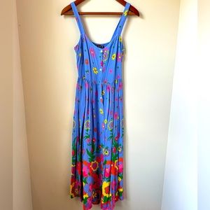 Mister Zimi Lyla dress in Lavender Meadow. Beautiful colorful dress